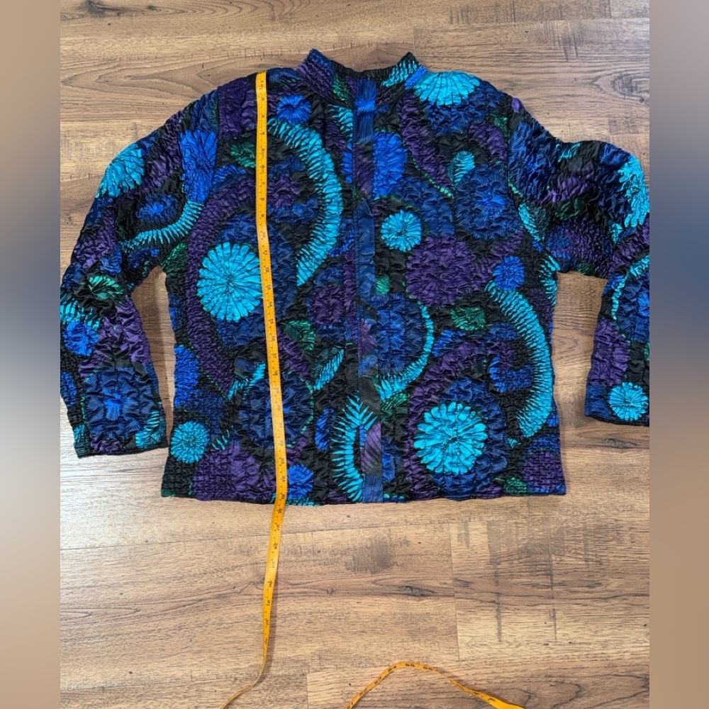 Floral Patterned Quilted Jacket - image 5